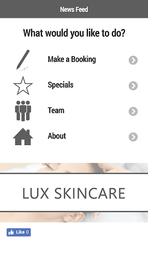 Lux Skincare Screenshot 0