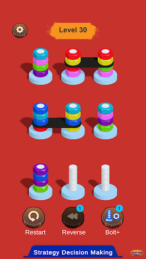 Nuts Bolts - Color Sorting Gam Screenshot 2