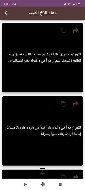 عبارات عن فقدان الأخ Screenshot 1