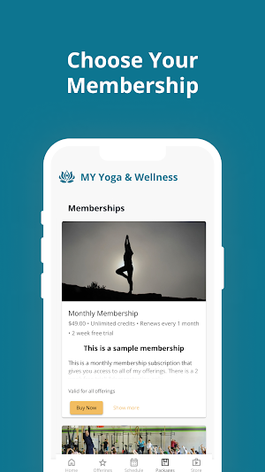 MY Yoga & Wellness Screenshot 2