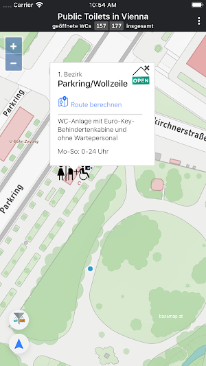 Public Toilets in Vienna Screenshot 0