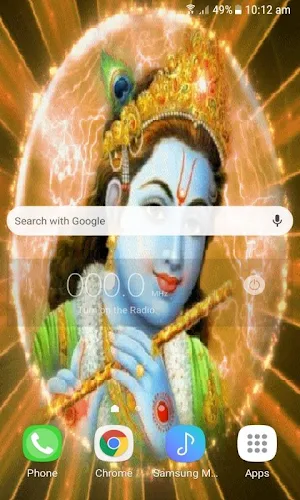 Krishna Magic Live Wallpaper Screenshot 1