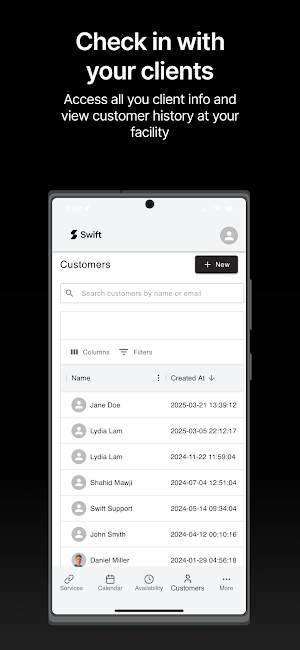 Swift Admin Screenshot 1