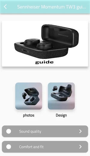Sennheiser Momentum TW3 guide Screenshot 0
