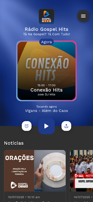 Rádio Gospel Hits Screenshot 0