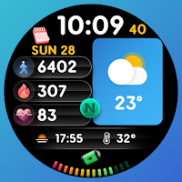 PRADO 67 Digital Watch Face