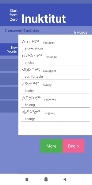 StartFromZero Inuktitut Screenshot 1
