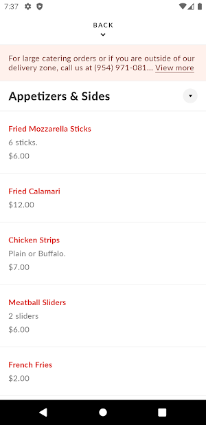 Big Daddy's Pizza & Subs Screenshot 2