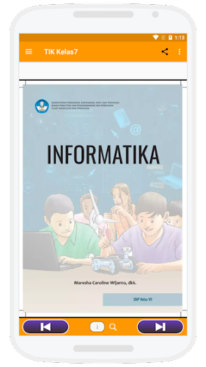 Buku Siswa Informatika SMP/MTs Kelas 7 Screenshot 0