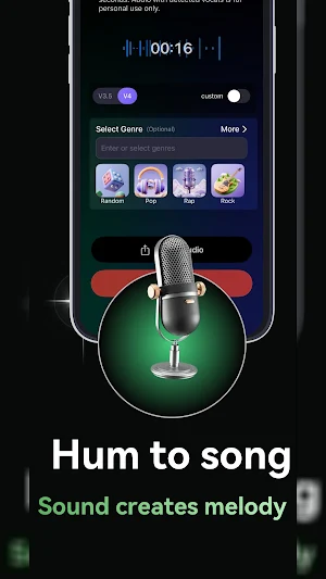 Songdio - AI Music Video Maker Screenshot 1