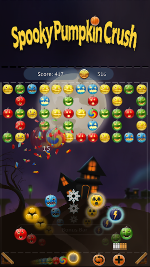 Spooky House ® Pumpkin Crush Screenshot 1
