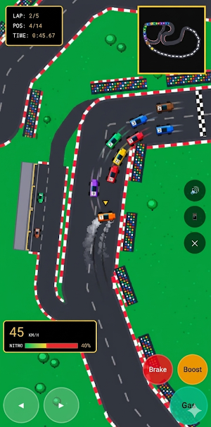 Pixel Car Racing Screenshot 1