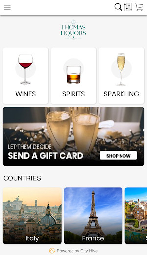 Thomas Liquors Screenshot 1