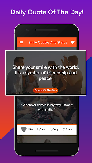 Smile Quotes And Status Screenshot 2