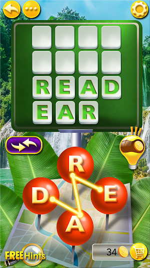 Word Games Around the USA - Brain Puzzle Crossword Screenshot 2