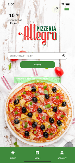 Pizzeria Allegro Screenshot 0