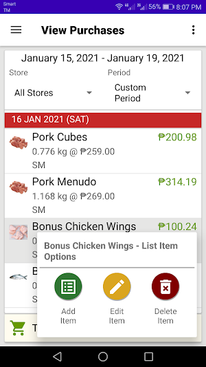 Grocery Shopping List - PagesL Screenshot 3