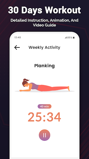 30 Days Workout Screenshot 2