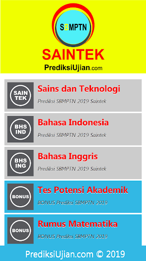 Prediksi SBMPTN Saintek 2019 Screenshot 0