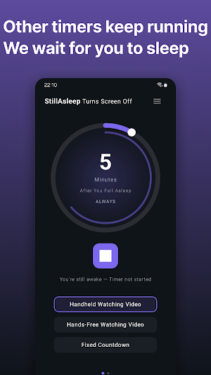 Sleep Timer: Detect Sleep, Off Screenshot 1