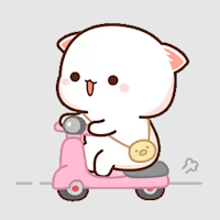 Animated Mochi Peach Stickers