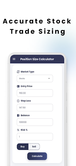 Position Sizing Calculator Screenshot 2