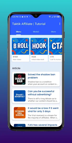 Taktik Affiliate Screenshot 1