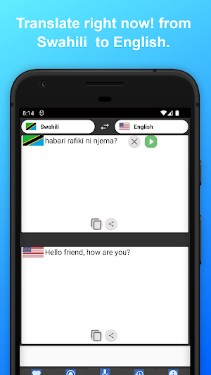 English to Swahili Translator Screenshot 3