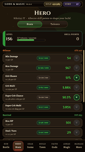 Gods & Magic: Auto Battle RPG Screenshot 2