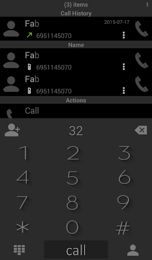 Teme Material Grey2 RocketDial Screenshot 0