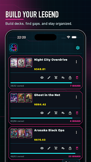 Choom Cyberpunk TCG Companion Screenshot 3