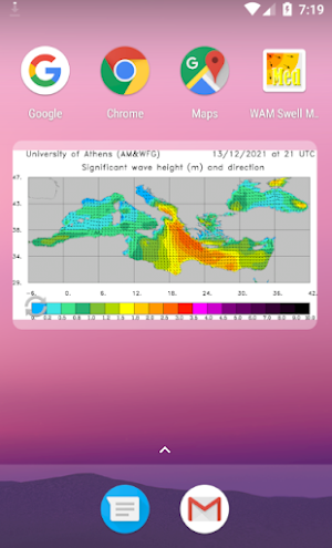 WAM Swell Mediterranean Widget Screenshot 2