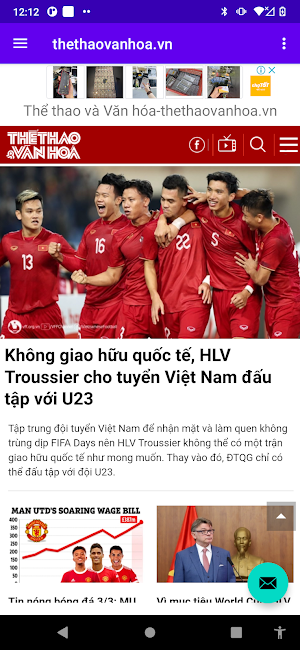 Tin tức thể thao 247 Screenshot 3