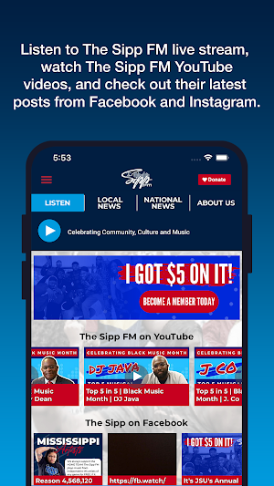 The Sipp FM Screenshot 2