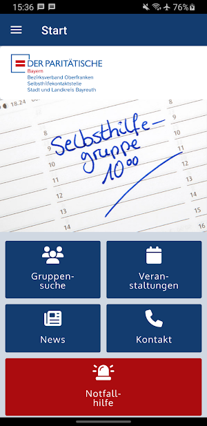 Selbsthilfe Bayreuth Screenshot 1