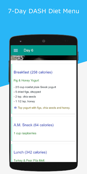 The DASH Diet - Guide & Meal Screenshot 1