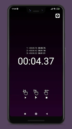 Xtop Gesture Stopwatch Screenshot 1
