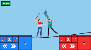 Pixel Rumble: Split-Screen PVP Screenshot 0