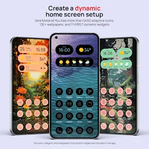 Vera Material You Icon Pack Screenshot 1