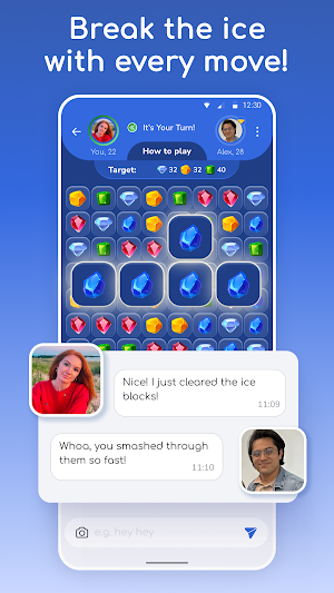 Match-3 & Chat: Romantic Talk Screenshot 0