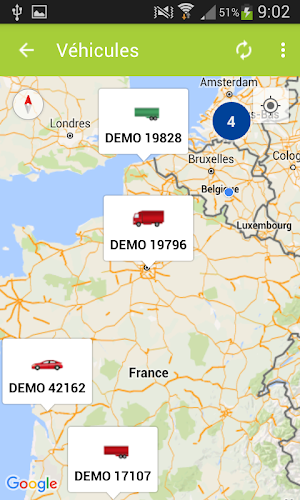 GeocalFleet Mobile Screenshot 2