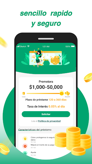 Promotora-Préstamo de dinero Screenshot 1