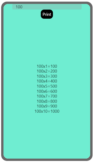 Table Generator Screenshot 0