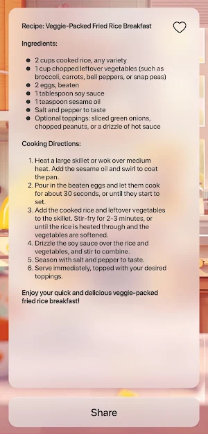 AI Recipe: Recipes Generator Screenshot 2