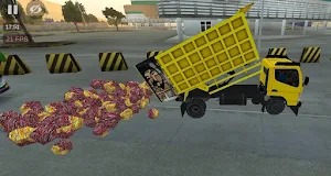 Mods Truck Sawit Muatan Tumpah Screenshot 1