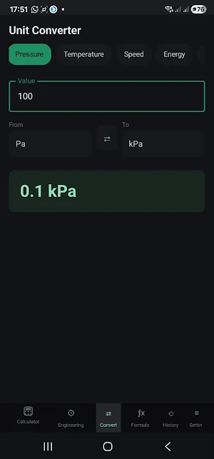 EngiCal Engineering Calculator Screenshot 2