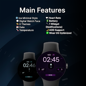 Ice Crystal - watch face Screenshot 1