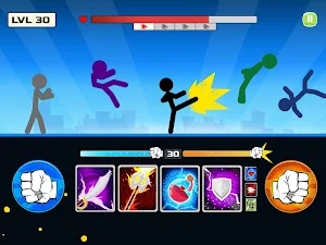 Stickman Fighter : Mega Brawl (stick fight game) Screenshot 0