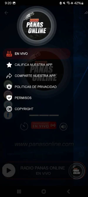 Radio Panas En Linea Screenshot 2