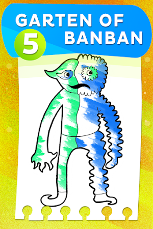 Garten Of BanBan 5 Coloring Screenshot 1